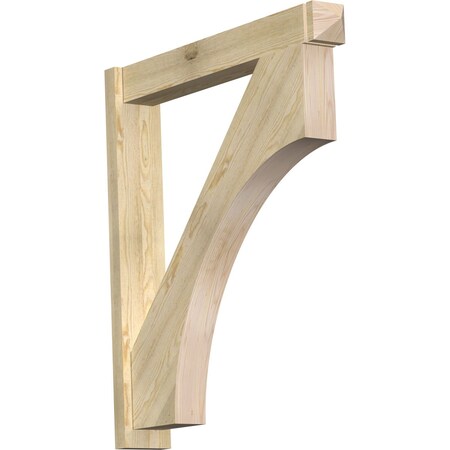 Ekena Millwork Westlake Arts & Crafts Rough Sawn Outlooker, Douglas Fir, 6"W x 38"D x 42"H OUT06X38X42WTL03RDF